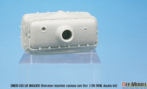 DEF MODEL (1/35) M4A3E8 Mantlet Canvas Cover set (for RFM, Asuka)