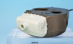DEF MODEL (1/35) M4A3E8 Mantlet Canvas Cover set (for RFM, Asuka)
