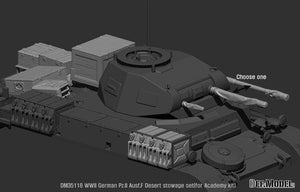 DEF MODEL (1/35) WWII German Pz.II Ausf.F Desert stowage set