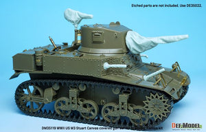 DEF MODEL (1/35) WWII US M3 Stuart Canvas covered gun set