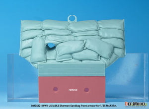DEF MODEL (1/35) WWII US M4A2/A3 Sherman sandbag 47º front armour