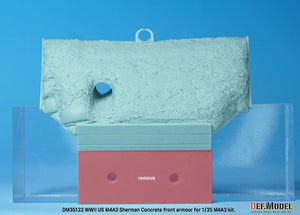 DEF MODEL (1/35) WWII US M4A2/A3 Sherman Concrete 47º front armour (for M4A2/A3 kit)