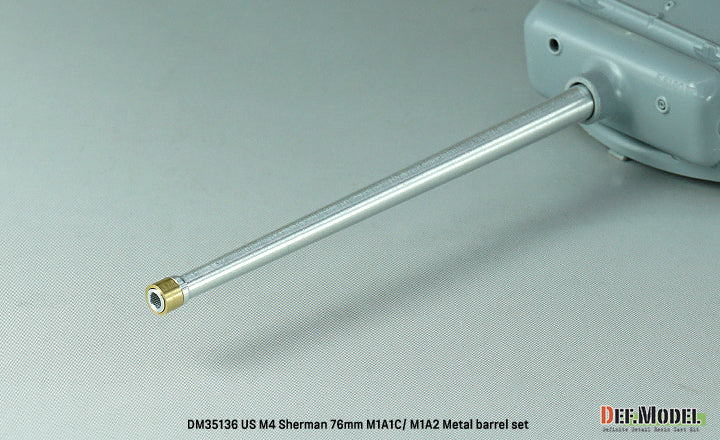 Foto del set de tubo de cañón M1 de 76mm para tanques Sherman de Def Model referencia DM35136