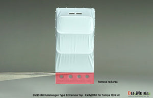DEF MODEL (1/35) Kubelwagen Type 82 Canvas Top - Early/DAK (for Tamiya)