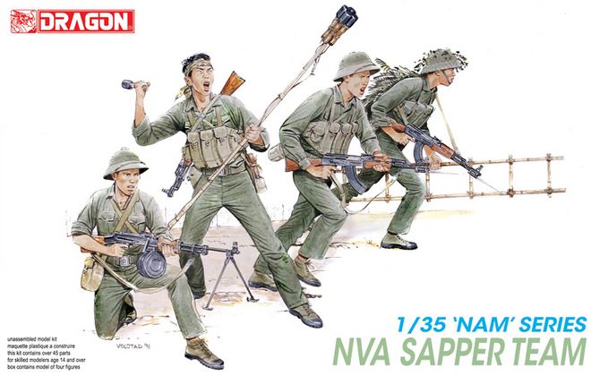 DRAGON (1/35) NVA Sapper Team