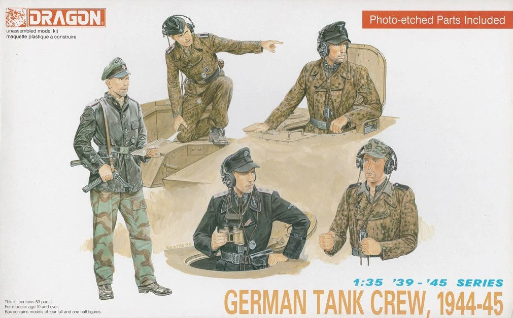 DRAGON (1/35) German Tank Crew 1944-45