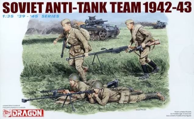 DRAGON (1/35) Soviet Anti-Tank Team 1942-43