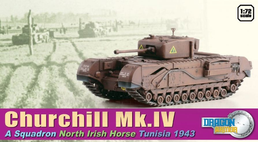 DRAGON (1/72) Churchill Mk.IV, A Squadron, North Irish Horse, Tunisia 1943