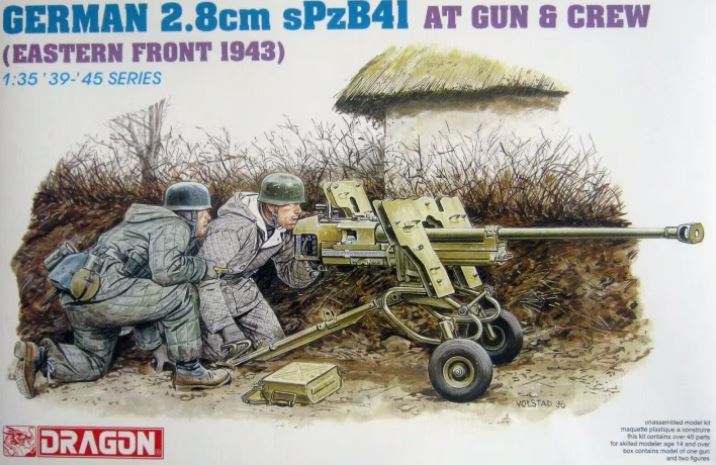 DRAGON (1/35) German 2.8 cm sPzB41 AT Gun & Crew (Eastern Front 1943)