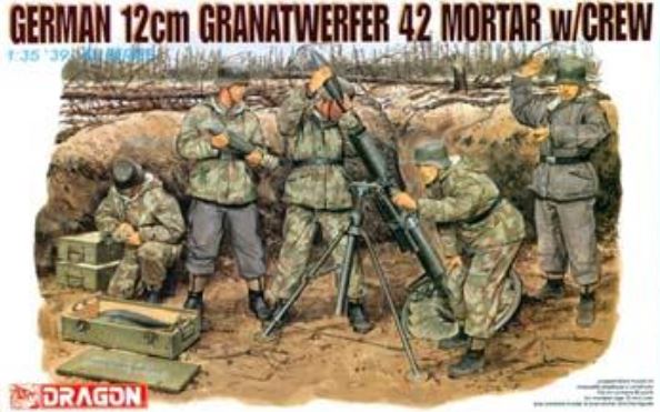 DRAGON (1/35) German 12cm Granatwerfer 42 Mortar with Crew