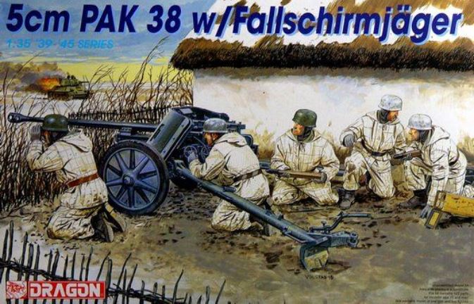 DRAGON (1/35) 5cm Pak 38 w/Fallschirmjager
