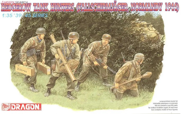 DRAGON (1/35) Hedgerow Tank Hunters - Fallschirmjager (Normandy 1944)