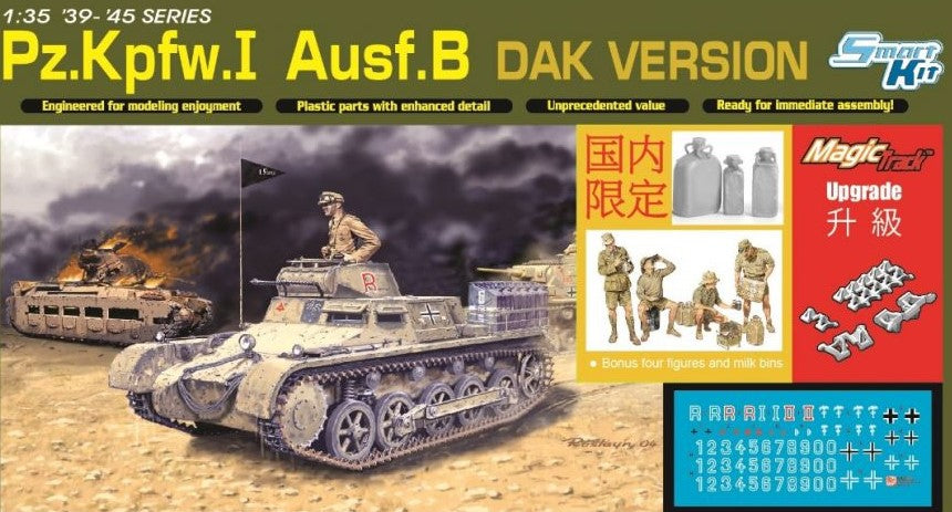 DRAGON (1/35) Pz.Kpfw.I Ausf.B, DAK Version