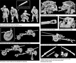 DRAGON (1/35) 5cm Pak 38 w/Crew