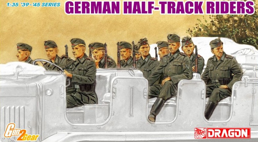 DRAGON (1/35) German Half-Track Riders (10 Figures Set)