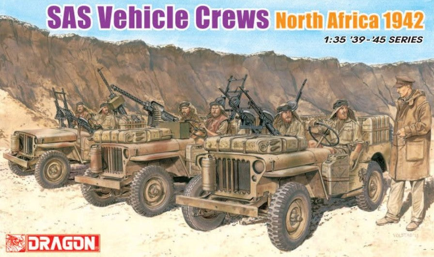 DRAGON (1/35) SAS Vehicle Crews North Africa 1942