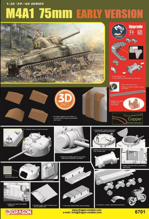 DRAGON (1/35) Sherman M4A1 - 75 mm Early Version