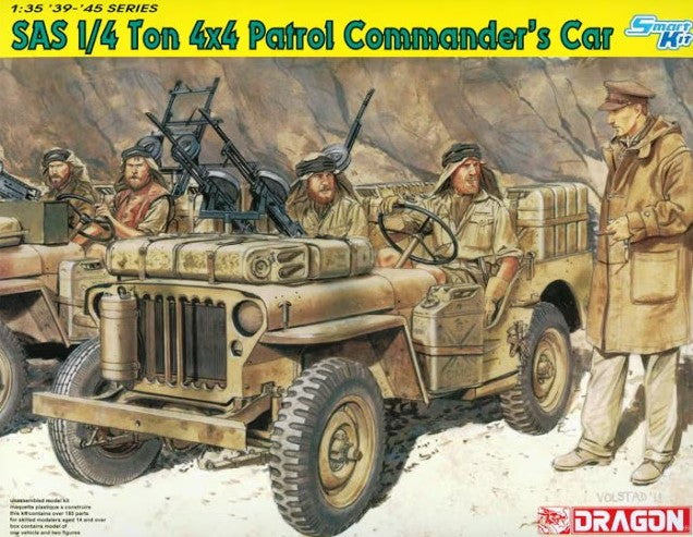 DRAGON (1/35) SAS 1/4 Ton 4x4 Patrol Commander's Car