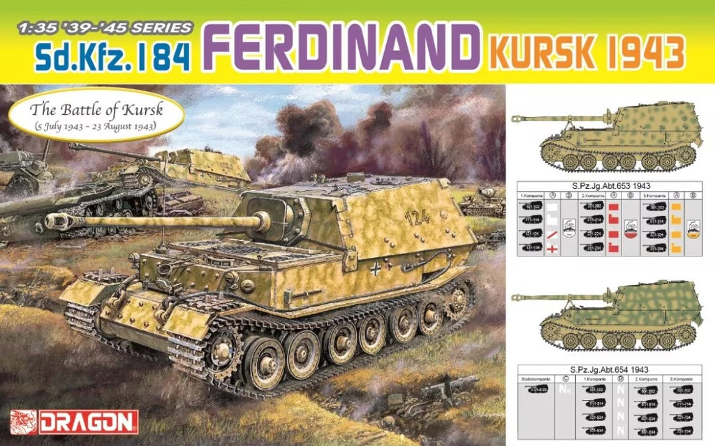 DRAGON (1/35) Sd.Kfz.184 Ferdinand (the Battle of Kursk)