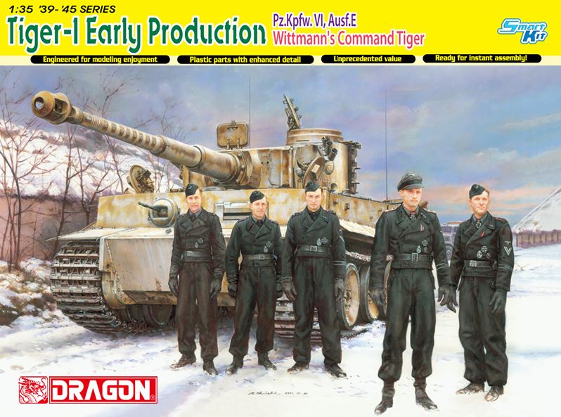 DRAGON (1/35) Pz.Kpfw. VI Ausf. E Sd.Kfz. 181 Tiger I Early Production, Wittmann's Command Tiger