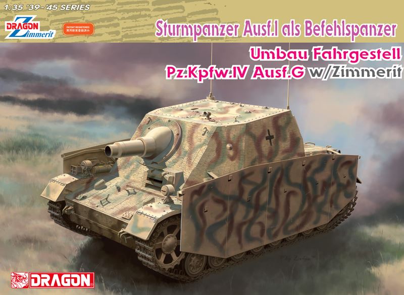 DRAGON (1/35) Sturmpanzer Ausf. I als Befehlspanzer Umbau Fahrgestell Pz.Kpfw. IV Ausfg. G