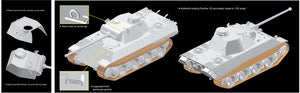 DRAGON Panther D Sd.Kfz. 171 w/Zimmerit 2 in 1