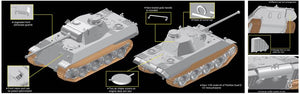 DRAGON Panther D Sd.Kfz. 171 w/Zimmerit 2 in 1