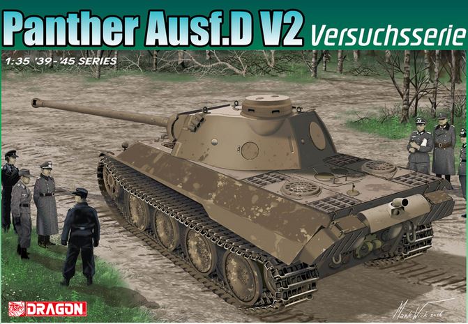 DRAGON Panther D Sd.Kfz. 171 w/Zimmerit 2 in 1