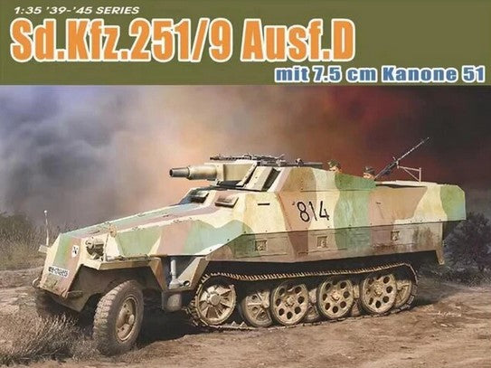 DRAGON (1/35) Sd.Kfz. 251/9 Ausf. D mit 7,5 cm Kanone 51