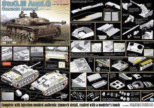 DRAGON (1/35) StuG.III Ausf.G Concrete Armored w/Zimmerit (Magic Track and Bonus Figure set Included)