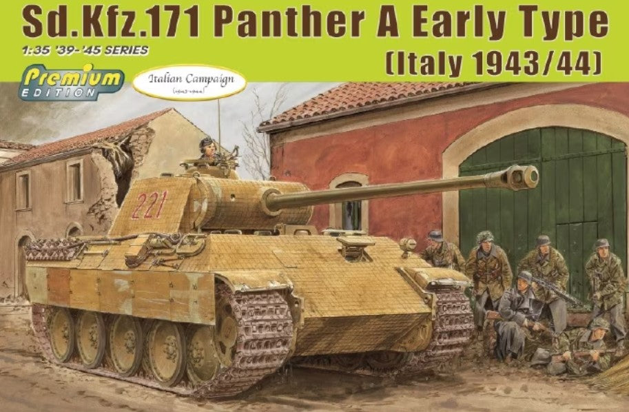DRAGON (1/35) Sd.Kfz. 171 Panther A Early Type (Italy 1943/44)