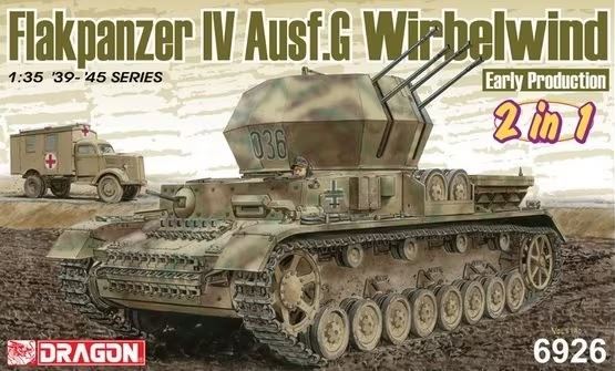 DRAGON (1/35) Flakpanzer IV Ausf.G "Wirbelwind" Early Production (2 in 1)