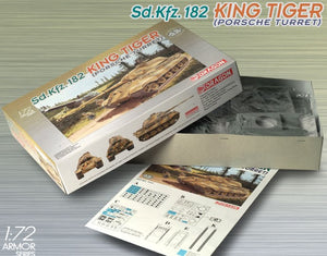 DRAGON (1/72) Sd.Kfz. 182 King Tiger (Porsche Turret)