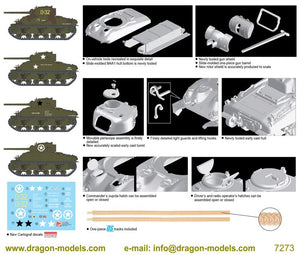 DRAGON (1/72) M4A1 Sherman Normandy