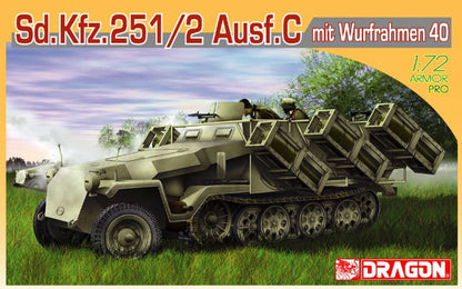 DRAGON (1/72) Sd.Kfz. 251/1 Ausf. C mit Wurfrahmen 40 Schützenpanzerwagen