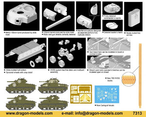 DRAGON (1/72) M4A3 (105) HVSS Sherman