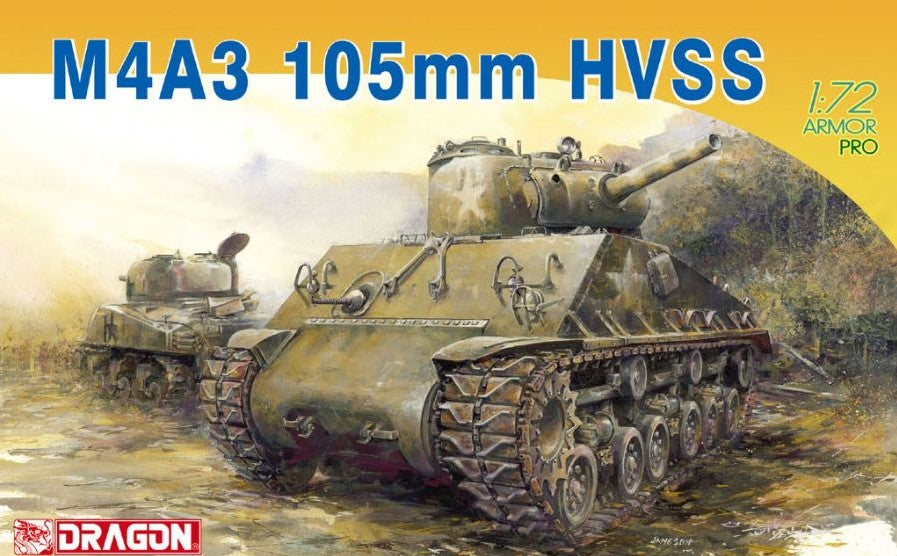 DRAGON (1/72) M4A3 (105) HVSS Sherman