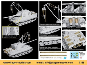 DRAGON (1/72) Sd.Kfz. 186 Jagdtiger Henschel Production w/2 metric ton lifting crane