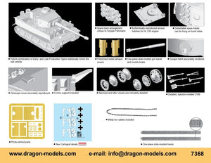 DRAGON (1/72) Sd.Kfz. 181 Pz.Kpfw. VI Ausf. E Tiger I Gruppe Fehrmann