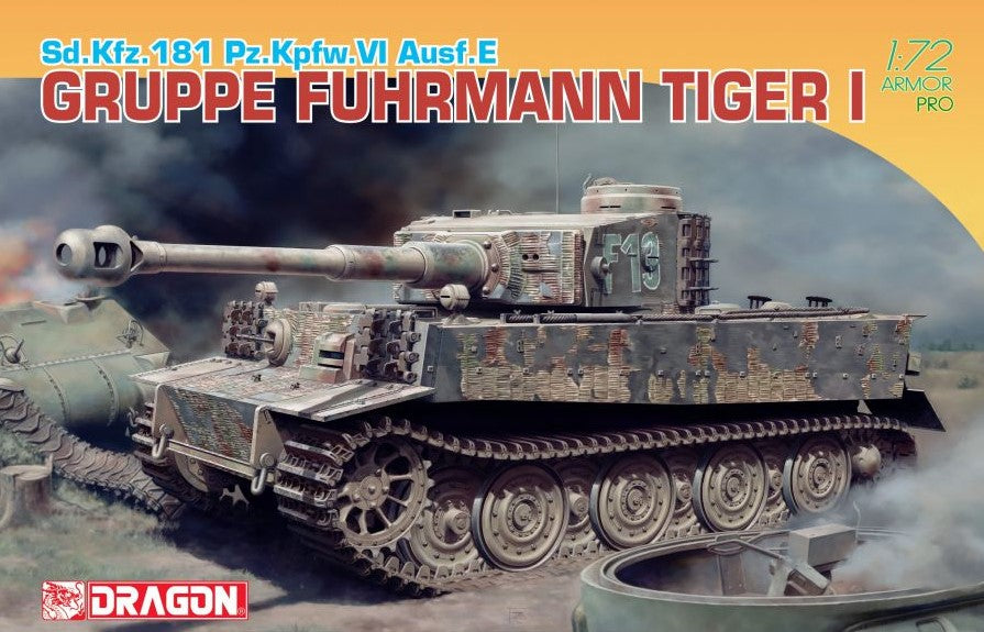 DRAGON (1/72) Sd.Kfz. 181 Pz.Kpfw. VI Ausf. E Tiger I Gruppe Fehrmann
