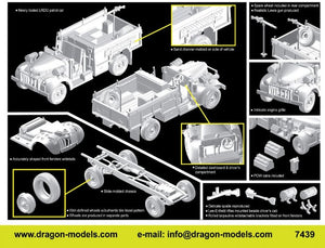 DRAGON (1/72) Long Range Desert Group Patrol Car w/Lewis Gun