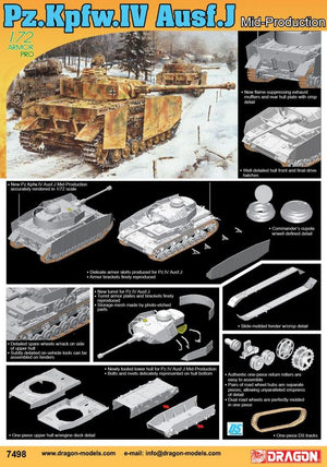 DRAGON (1/72) Pz.Kpfw.IV Ausf.J Mid Production