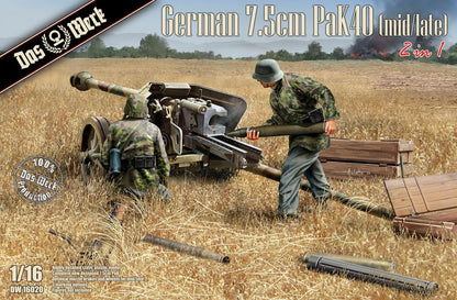 DAS WERK (1/16) German 7,5cm PaK40 (mid/late)