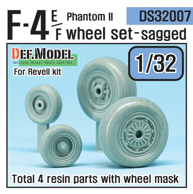 DEF MODEL (1/32) F-4E Phantom II Wheel Set (for Revell)