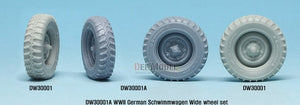 DEF MODEL (1/35) Schwimmwagen Wide Tire (Continental) Sagged (for Tamiya)