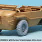 DEF MODEL (1/35) Schwimmwagen Wide Tire (Continental) Sagged (for Tamiya)