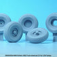DEF MODEL (1/35) WW2 British LRDG Truck Sagged wheel set (for Tamiya kit)