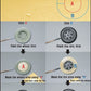 DEF MODEL (1/35) WW2 US 1/4 ton 'Early' Wheel set Willys, GPW, Bantam