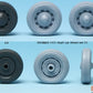 DEF MODEL (1/35) WW2 11CV Staff Car Sagged Wheel Set #1 (Tamiya)