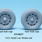 DEF MODEL (1/35) WW2 11CV Staff Car Sagged Wheel Set #1 (Tamiya)